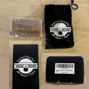 beard Brush and Comb